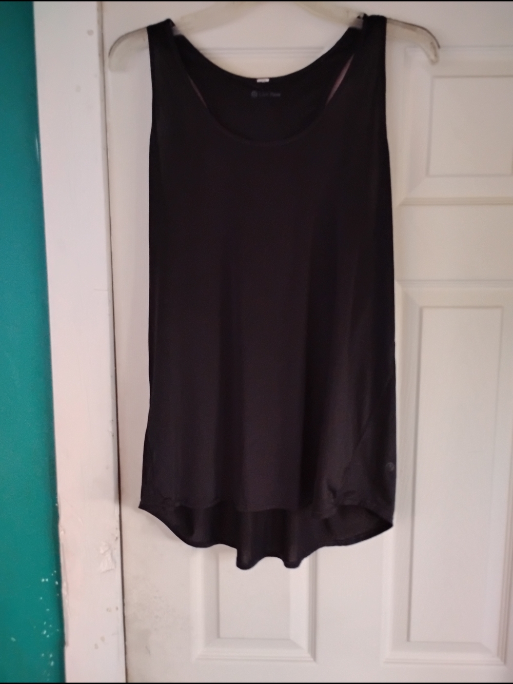 lululemon athletica Black Scoop Neck Sleeveless Tank